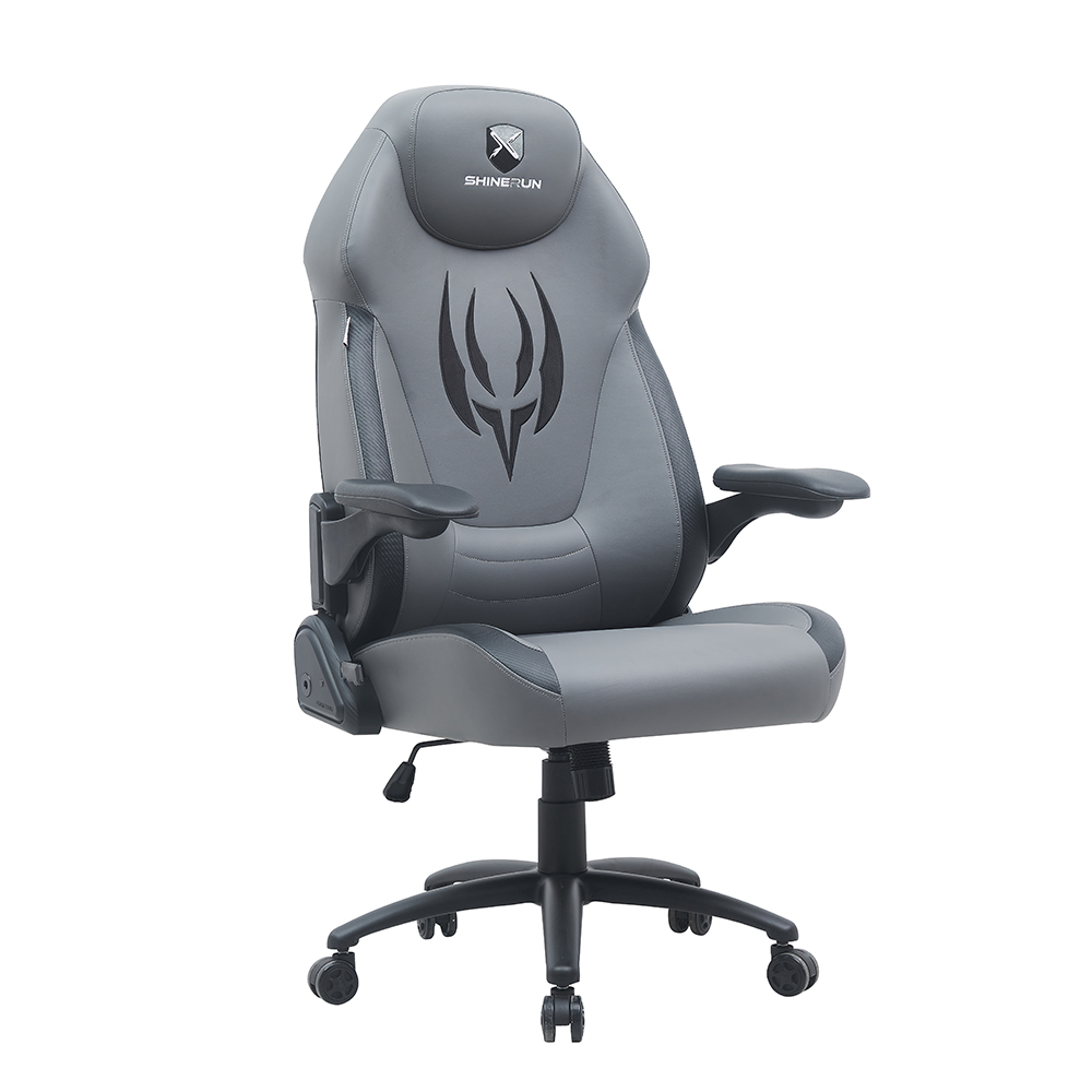 XL-3395 Sitzhöhenverstellbarer, drehbarer Gaming-Stuhl aus Leder