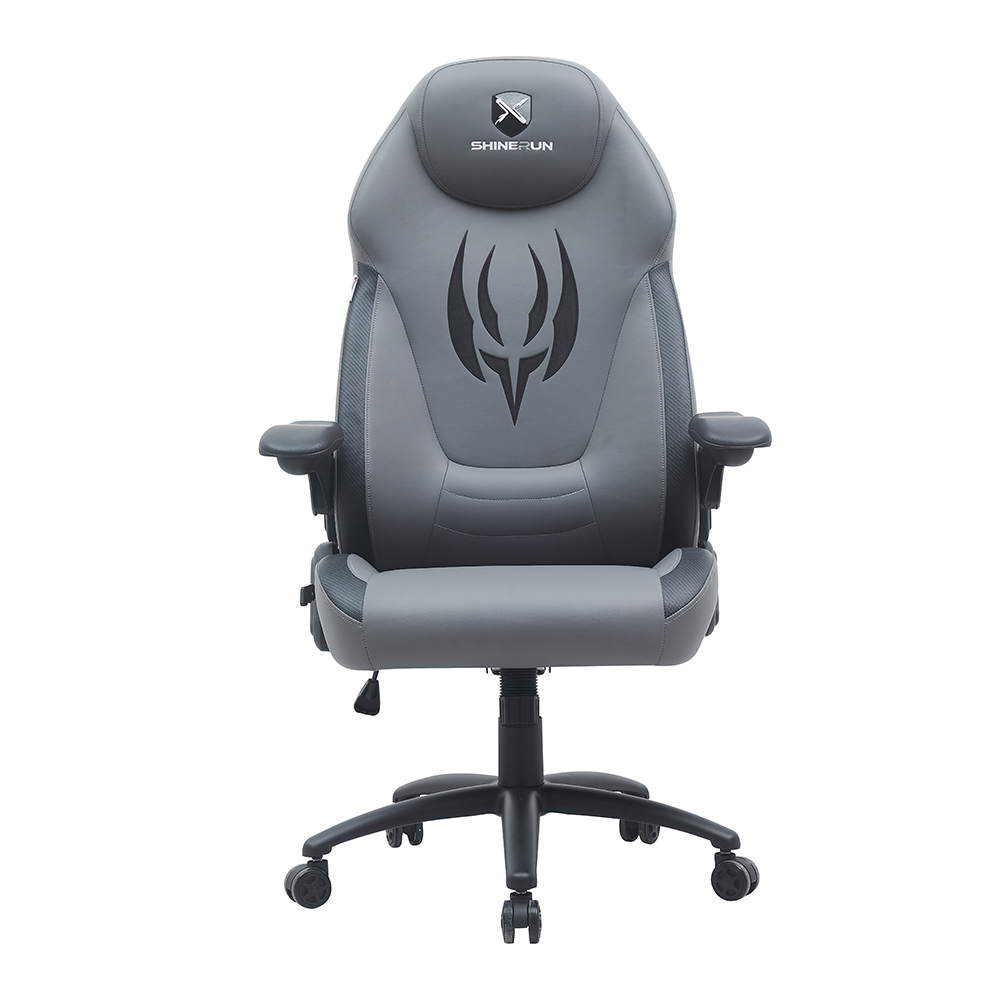 XL-3395 Sitzhöhenverstellbarer, drehbarer Gaming-Stuhl aus Leder