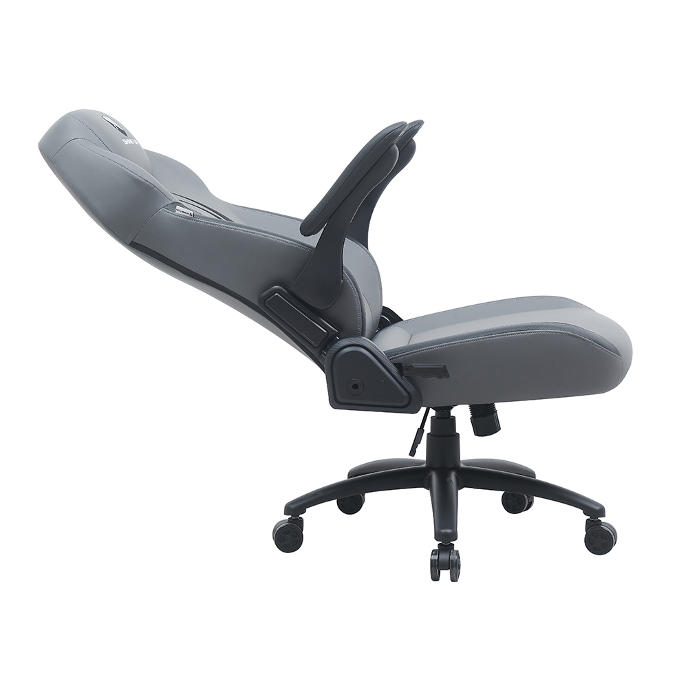 XL-3395 Sitzhöhenverstellbarer, drehbarer Gaming-Stuhl aus Leder