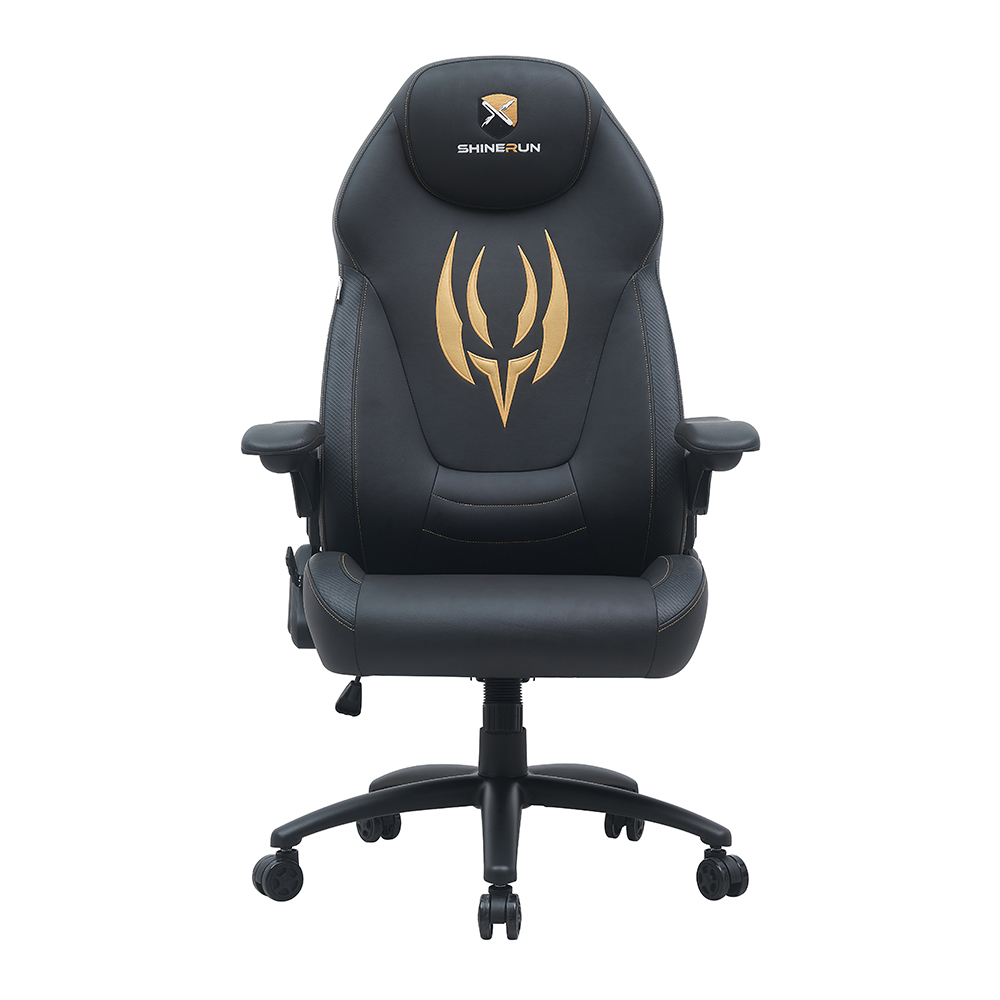 XL-3395 Sitzhöhenverstellbarer, drehbarer Gaming-Stuhl aus Leder