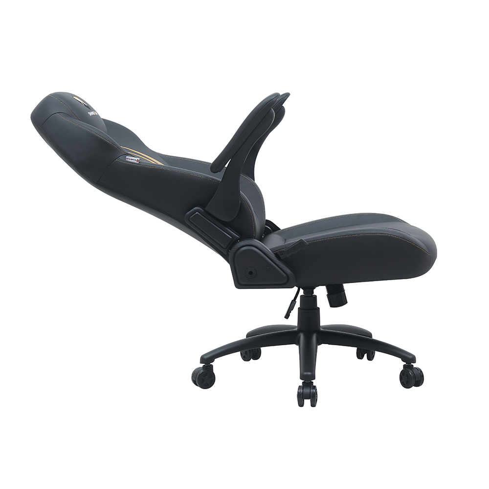 XL-3395 Sitzhöhenverstellbarer, drehbarer Gaming-Stuhl aus Leder