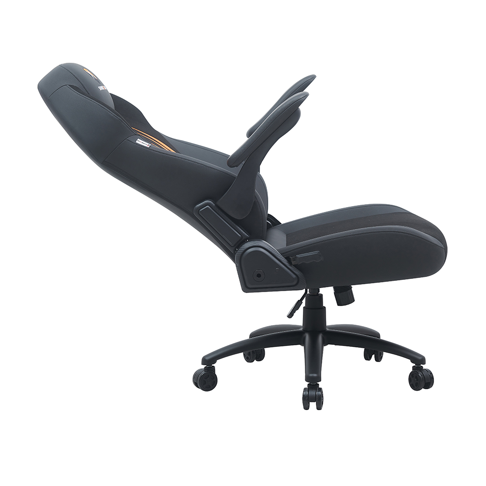 XL-3395 Sitzhöhenverstellbarer, drehbarer Gaming-Stuhl aus Leder