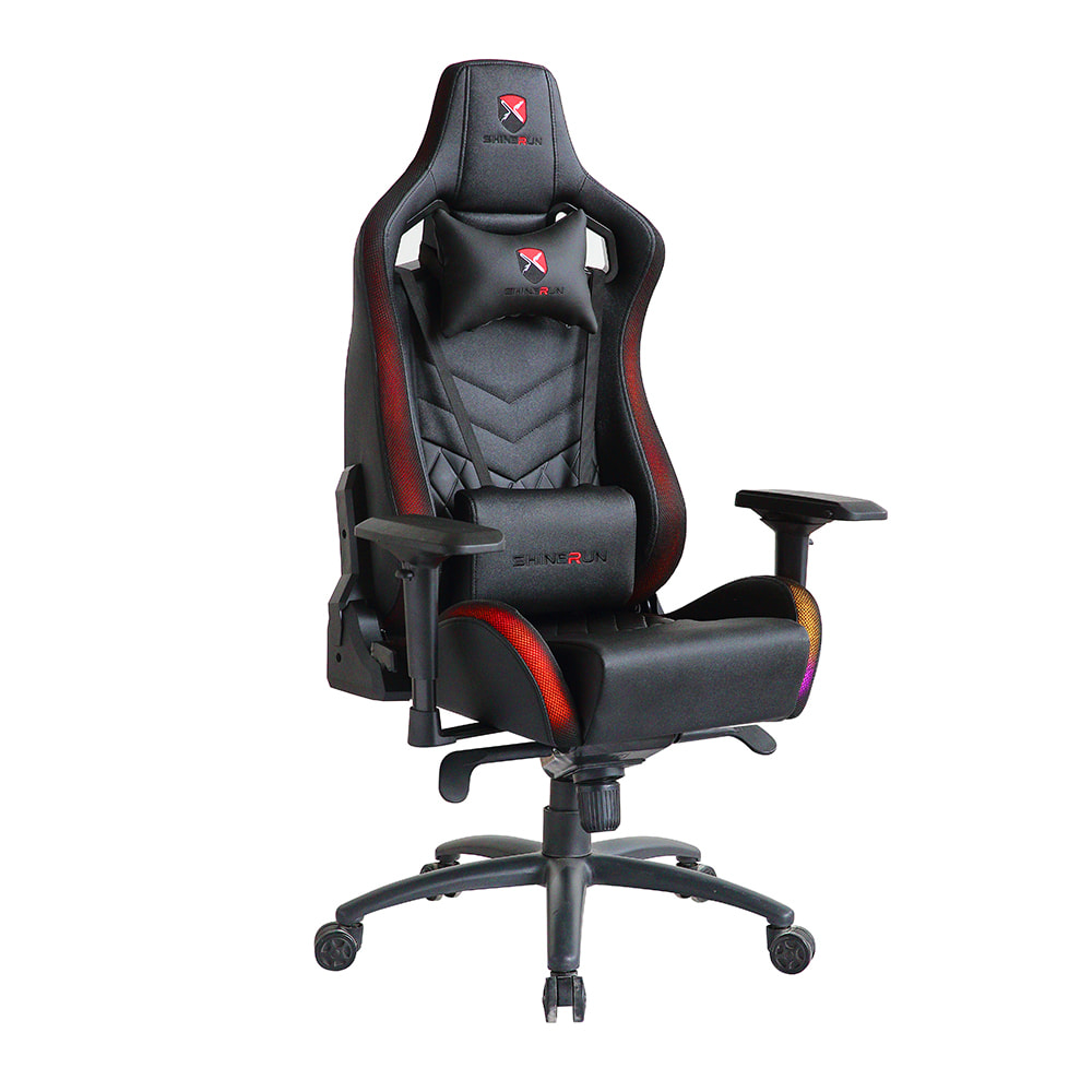 XL-2282-4 Shinerun RGB Executive-Gamer-Bürostuhl PU-Racing-Gaming-Stuhl