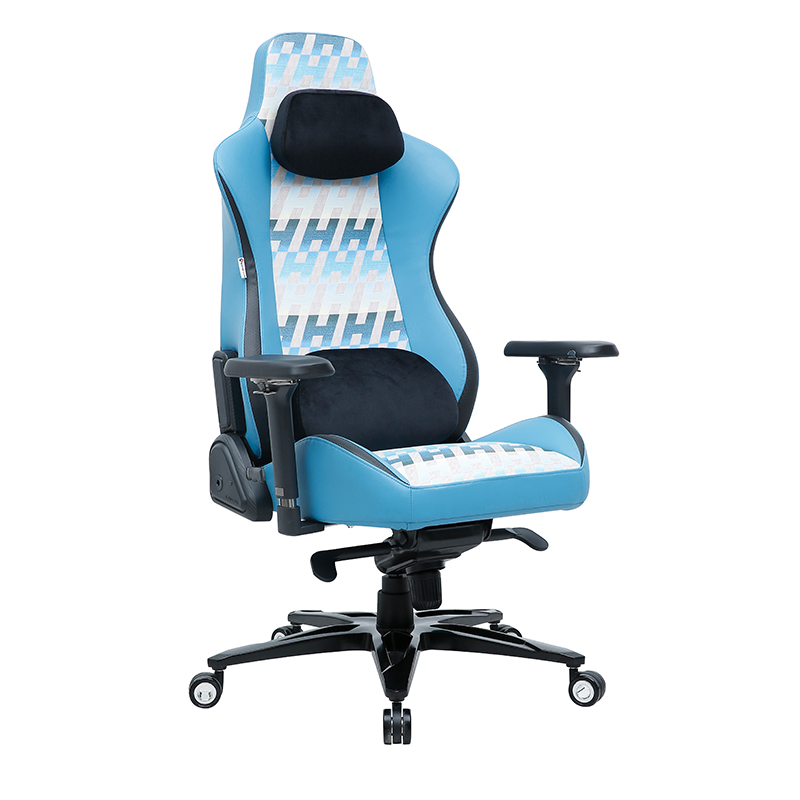 XL-6682 Farbenfroher Gaming-Stuhl mit hoher Rückenlehne