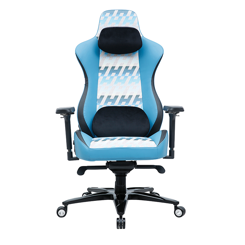 XL-6682 Farbenfroher Gaming-Stuhl mit hoher Rückenlehne