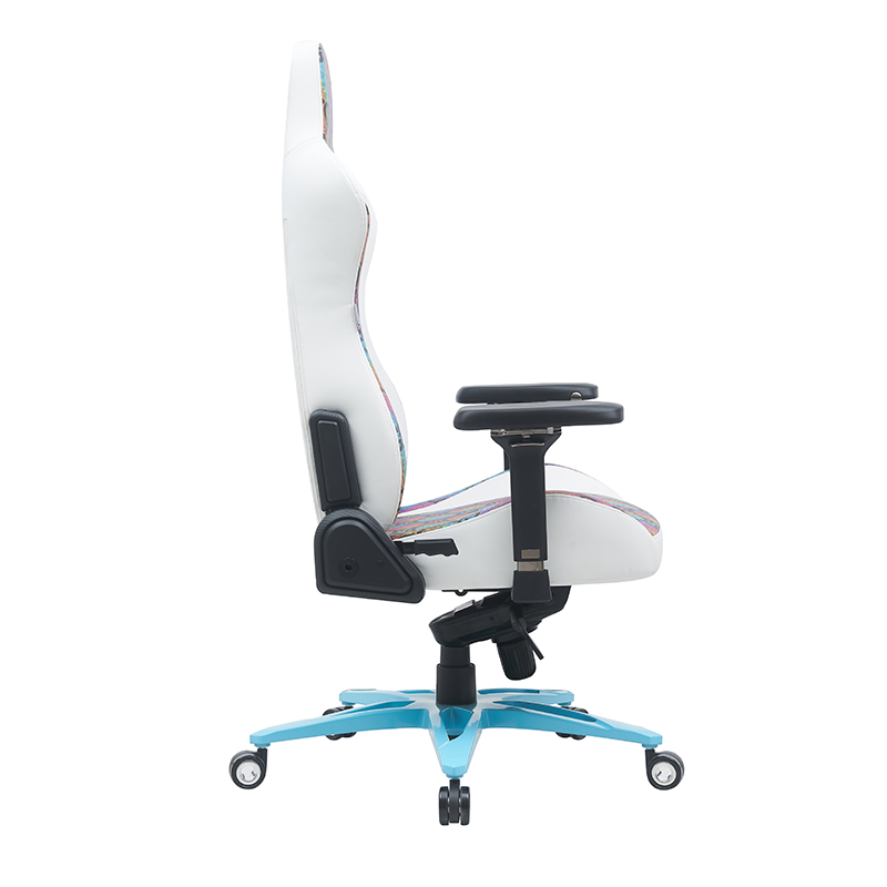 XL-6682-3 Farbbedruckter Gaming-Stuhl aus Leder