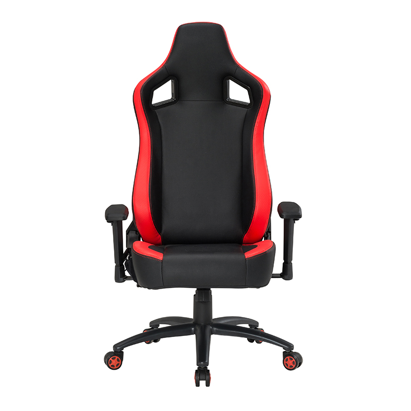 XL-2299-2 Wright 4-Stufen-Gaming-Stuhl mit Gasbügel in Schwarz und Rot