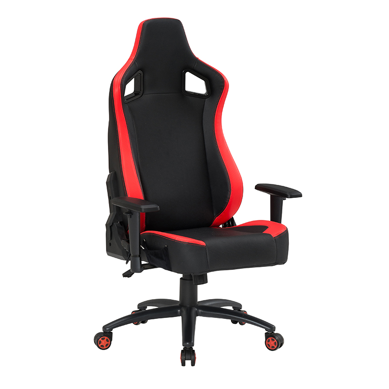 XL-2299-2 Wright 4-Stufen-Gaming-Stuhl mit Gasbügel in Schwarz und Rot