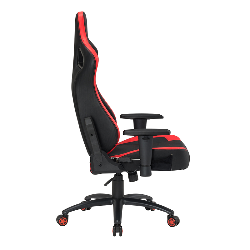 XL-2299-2 Wright 4-Stufen-Gaming-Stuhl mit Gasbügel in Schwarz und Rot