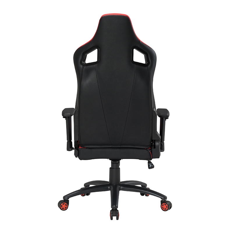 XL-2299-2 Wright 4-Stufen-Gaming-Stuhl mit Gasbügel in Schwarz und Rot